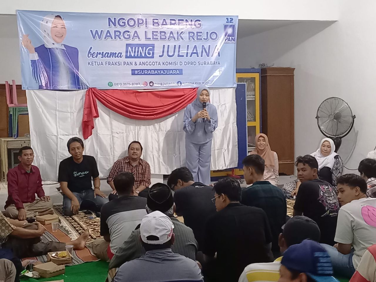 'Ngopi Bareng' Jurus Jitu Ning Juliana Jaring Keresahan Warga Surabaya