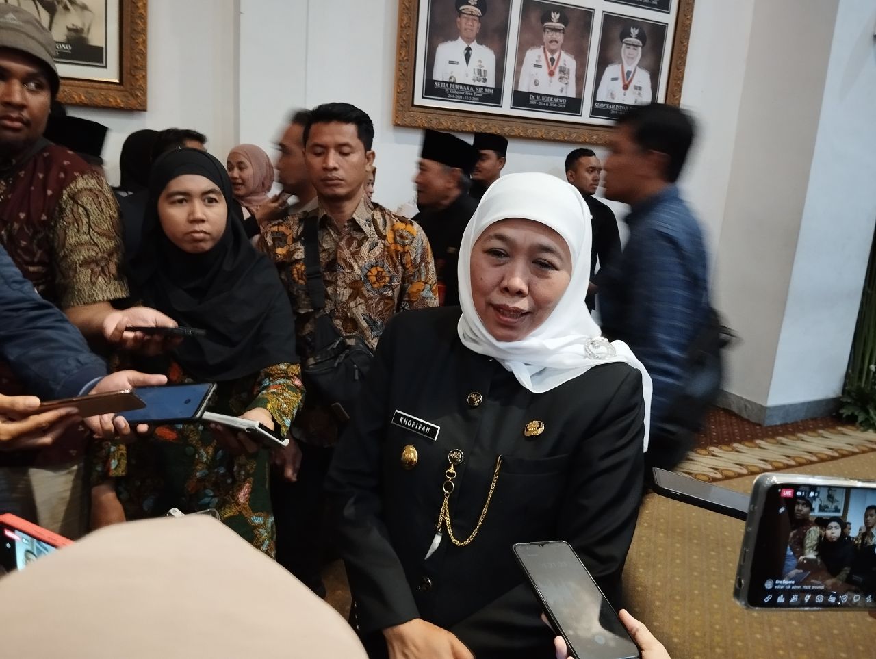 Pesan Politis Khofifah untuk Pj: Jangan Sampai Jawa Timur Batuk, Drompletnya Bisa Sampai Ibu Kota